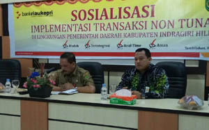 Januari 2018, Sekda Inhil Minta Transaksi Non Tunai Mulai Diterapkan